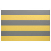Charcoal Grey and Yellow Wide Stripes Large Scale