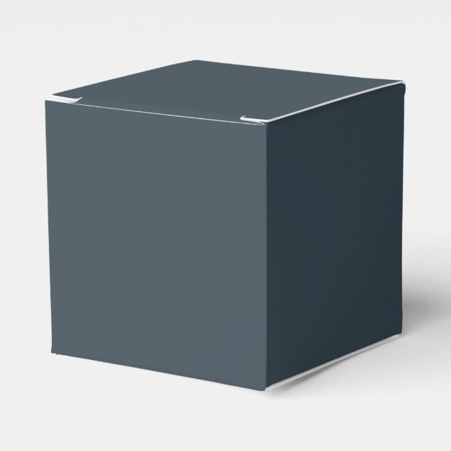 Charcoal Grey Classic Favour Box (Front Side)