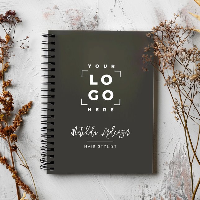 Charcoal grey elegant modern girly price QR code Planner (Creator Uploaded)