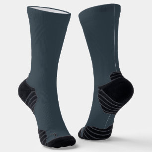 Charcoal Grey High-Performance Athletic Crew Socks