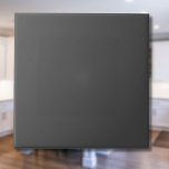 Charcoal Grey Solid Colour | Classic Elegant Tile<br><div class="desc">Charcoal Grey Solid Colour | Classic | Elegant | Trendy | Stylish | Gift</div>