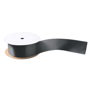 Charcoal grey (solid colour) satin ribbon