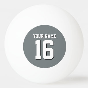 Charcoal Grey Sports Jersey Team Jersey Ping Pong Ball