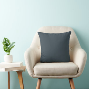 Charcoal Grey Throw Pillow