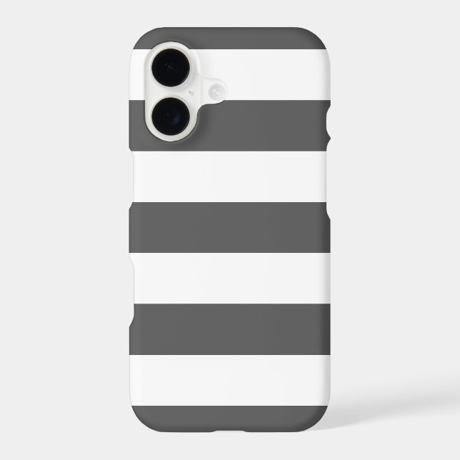Charcoal Grey Wide Stripe (Back)