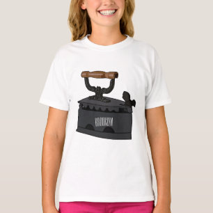 Charcoal iron cartoon illustration  T-Shirt