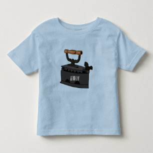 Charcoal iron cartoon illustration toddler T-Shirt