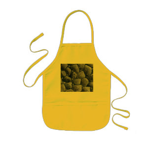 Charcoal kids yellow chef apron