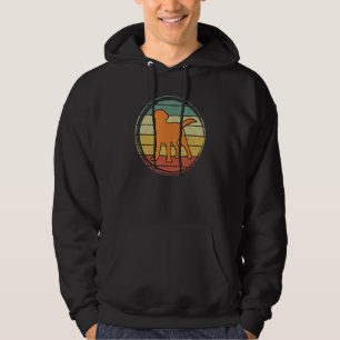 Charcoal Lab Dad Labrador Retriever Vintage Father Hoodie