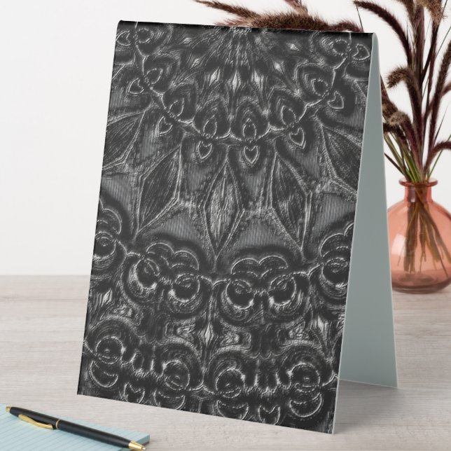 Charcoal Mandala  (In SItu (Table))