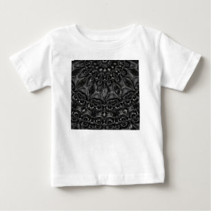 Charcoal Mandala  Baby T-Shirt