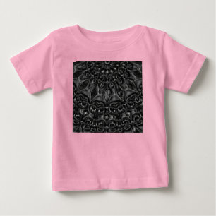 Charcoal Mandala  Baby T-Shirt