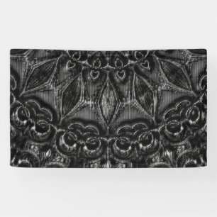 Charcoal Mandala Banner