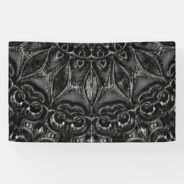 Charcoal Mandala  Banner (Horizontal)