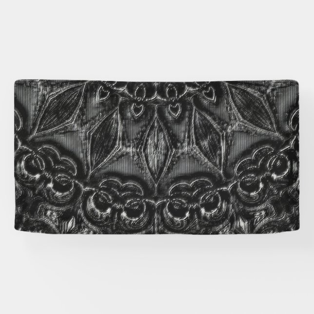 Charcoal Mandala  Banner (Horizontal)