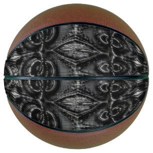 Charcoal Mandala Basketball