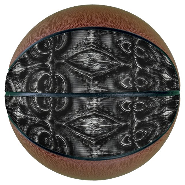 Charcoal Mandala  Basketball (Front)