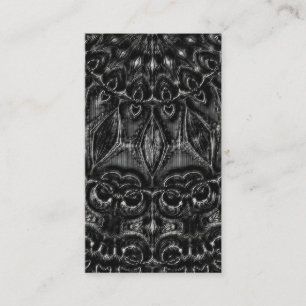 Charcoal Mandala  Business Card
