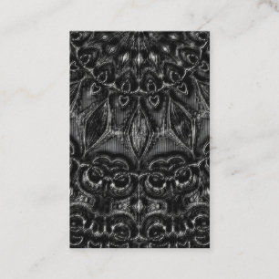 Charcoal Mandala Business Card