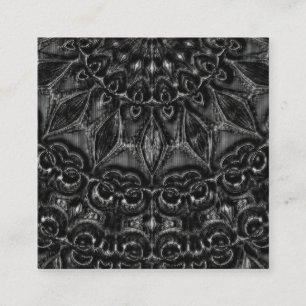 Charcoal Mandala Business Card
