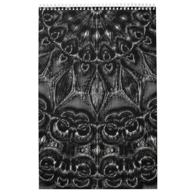 Charcoal Mandala  Calendar (Cover)