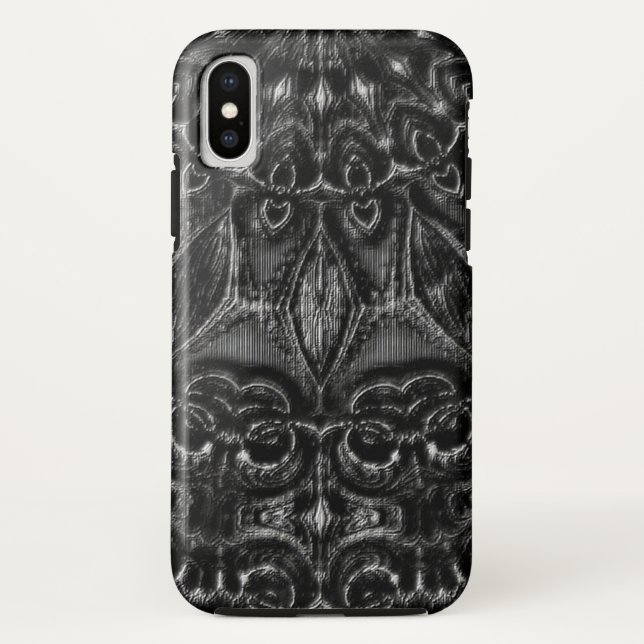 Charcoal Mandala  Case-Mate iPhone Case (Back)