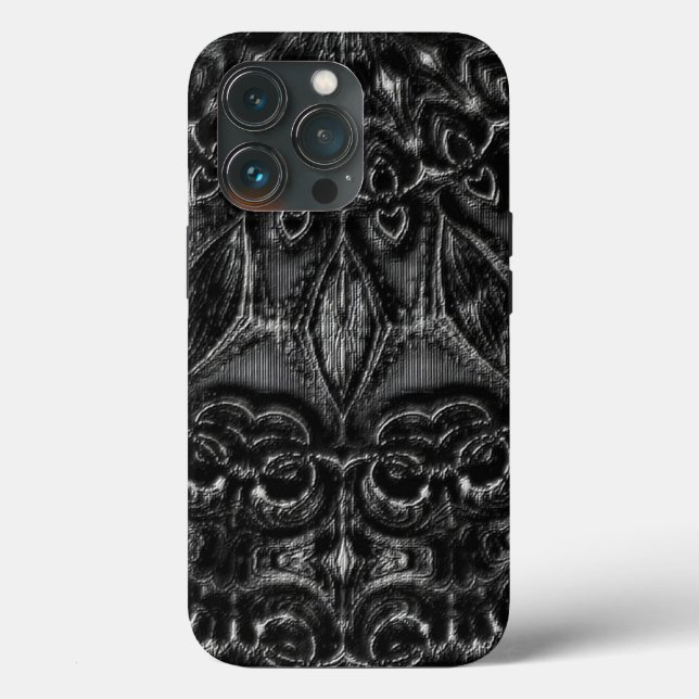 Charcoal Mandala  Case-Mate iPhone Case (Back)