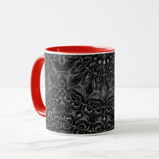 Charcoal Mandala  Coffee Mug (Front Left)