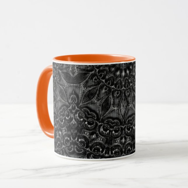 Charcoal Mandala  Coffee Mug (Front Left)