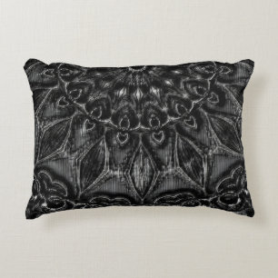 Charcoal Mandala Decorative Cushion