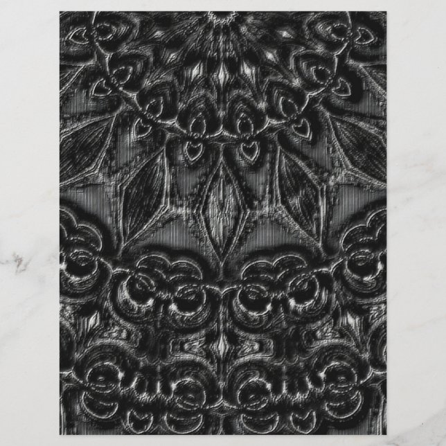 Charcoal Mandala  Flyer (Front)