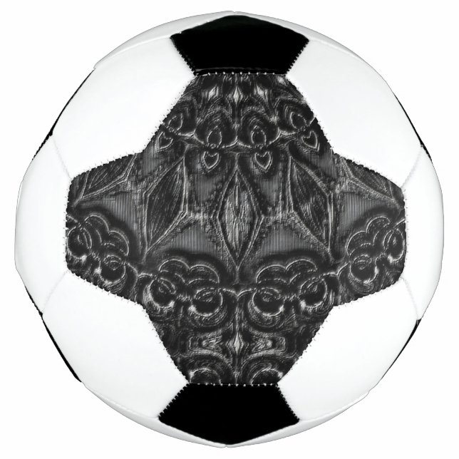 Charcoal Mandala  Football (Front)