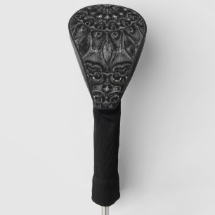 Charcoal Mandala   Golf Head Cover
