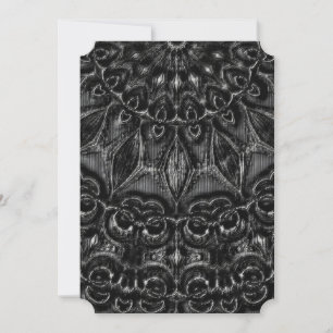 Charcoal Mandala Holiday Card