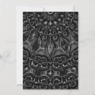 Charcoal Mandala Holiday Card