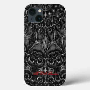 Charcoal Mandala iPhone 13 Case