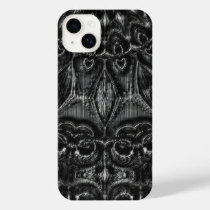 Charcoal Mandala  iPhone 14 Plus Case