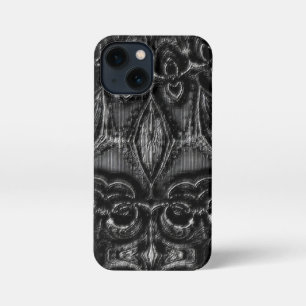 Charcoal Mandala  iPhone 13 Mini Case