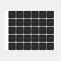 Charcoal Mandala  Labels