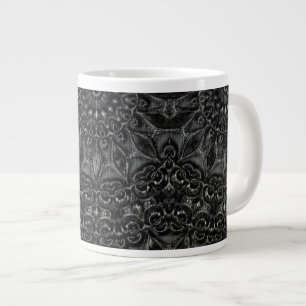 Charcoal Mandala  Large Coffee Mug