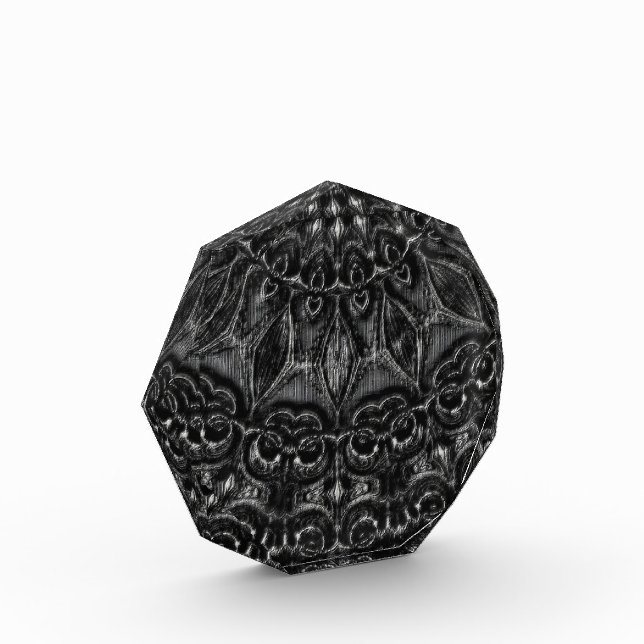 Charcoal Mandala  Photo Block (Left)