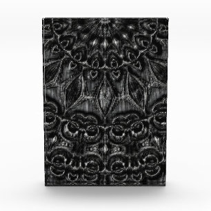 Charcoal Mandala Photo Block