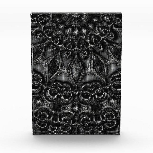 Charcoal Mandala  Photo Block (Front)