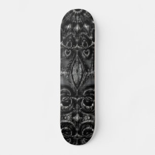 Charcoal Mandala  Skateboard