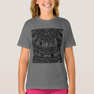 Charcoal Mandala  T-Shirt