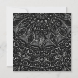 Charcoal Mandala  Thank You Card