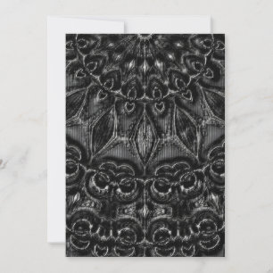 Charcoal Mandala  Thank You Card