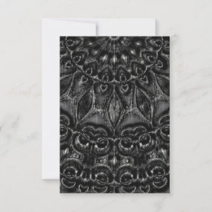 Charcoal Mandala Thank You Card