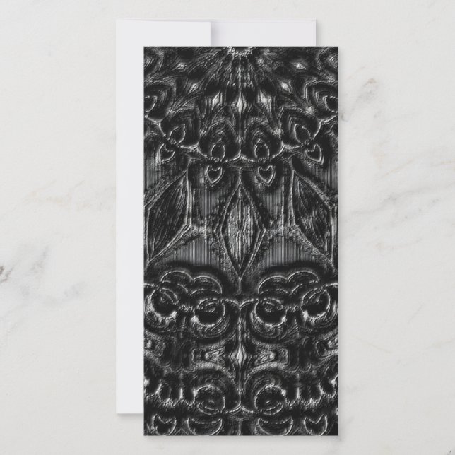 Charcoal Mandala  Thank You Card (Front)