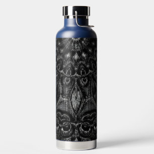Charcoal Mandala Water Bottle